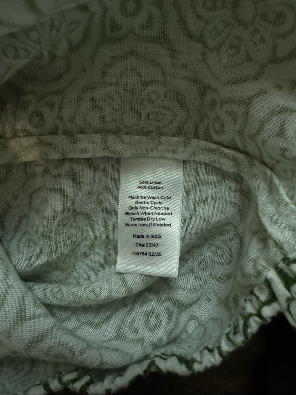 Talbots Button Front Blouse - Picture 4 of 4